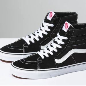 Vans Sk8 Hi- shoes- US kids size 2.  boys or girls. Gently used.